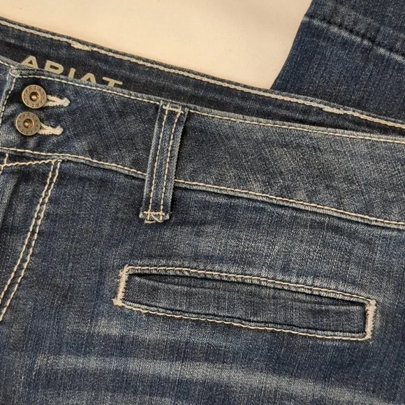 Ariat Women's Straight Leg Jeans - Blue - Picture 11 of 16